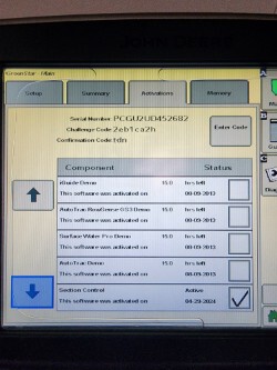 2013 John Deere 2630 W/AUTOTRAC SF2 & SECTION CONTROL Image 5