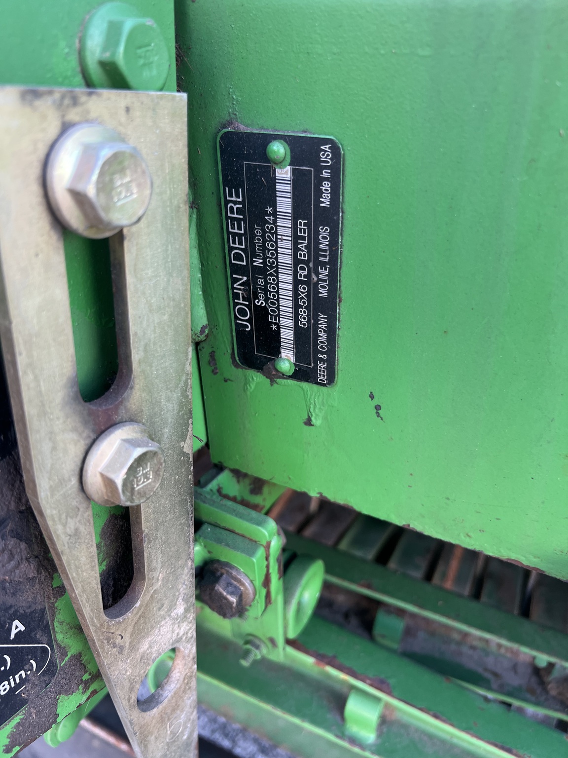 2009 John Deere 568 at Heritage Tractor in Rogersville, MO