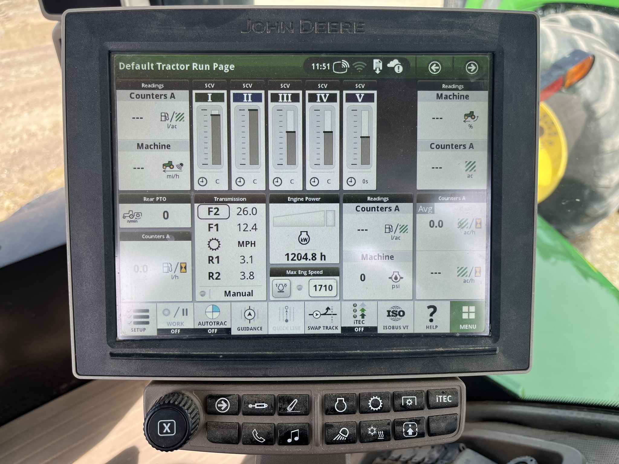 2021 John Deere 9520R Articulated 4WD Tractors