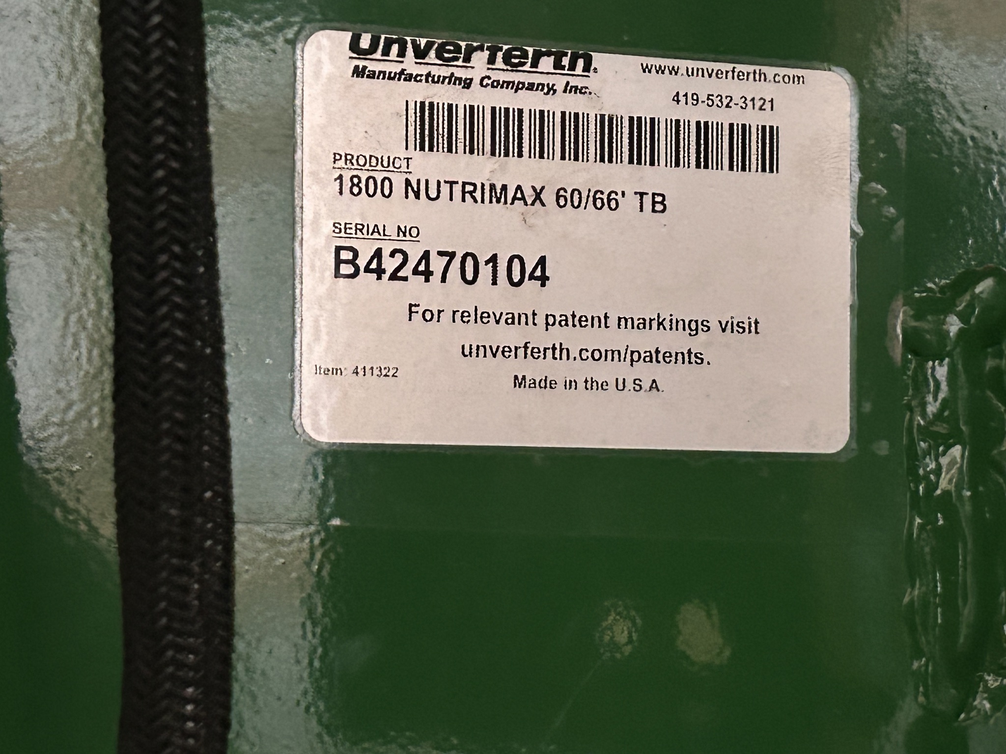 2022 Unverferth 1800 NuriMax 60' Image 26