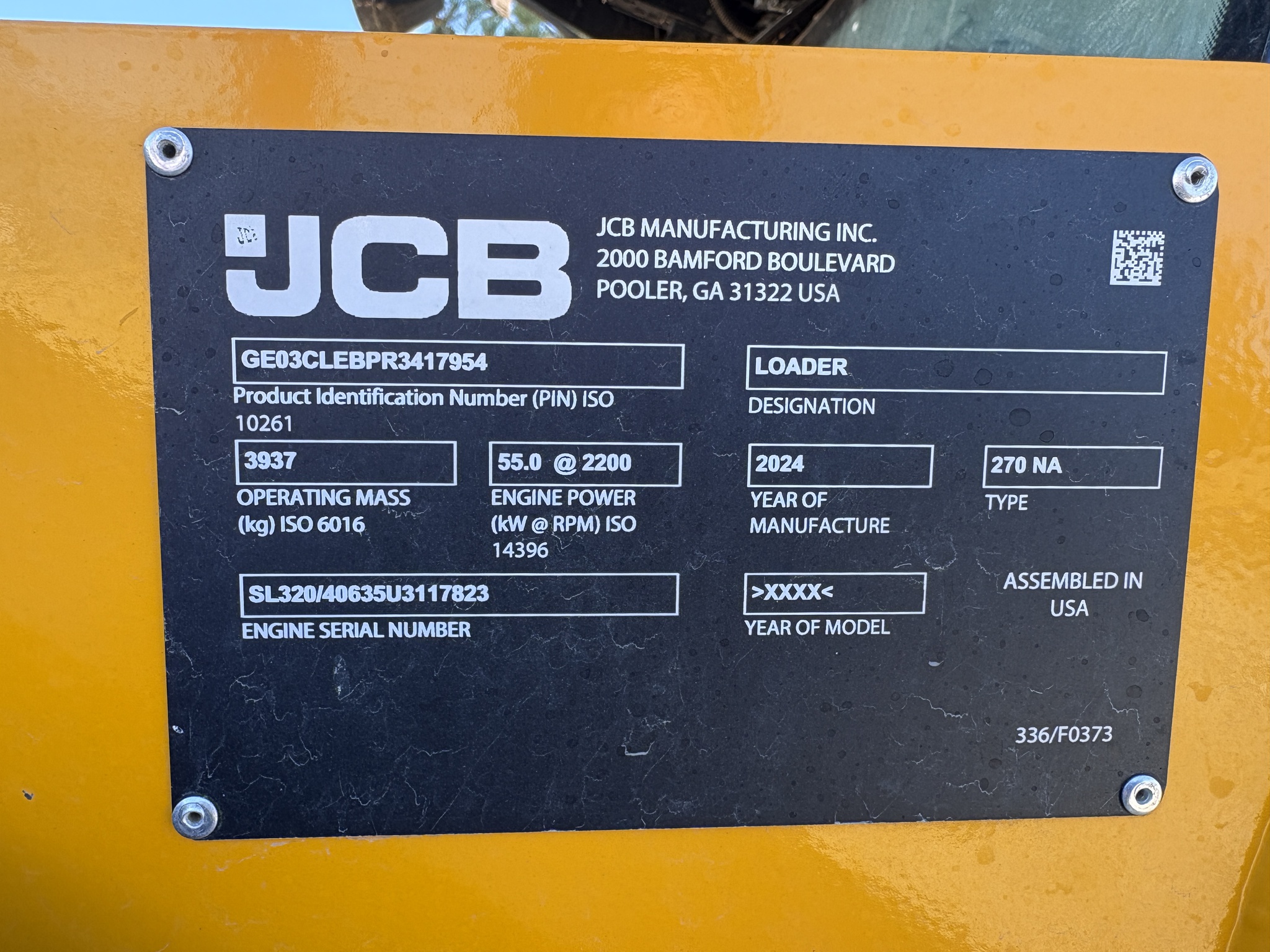 2024 JCB 270 Image 26