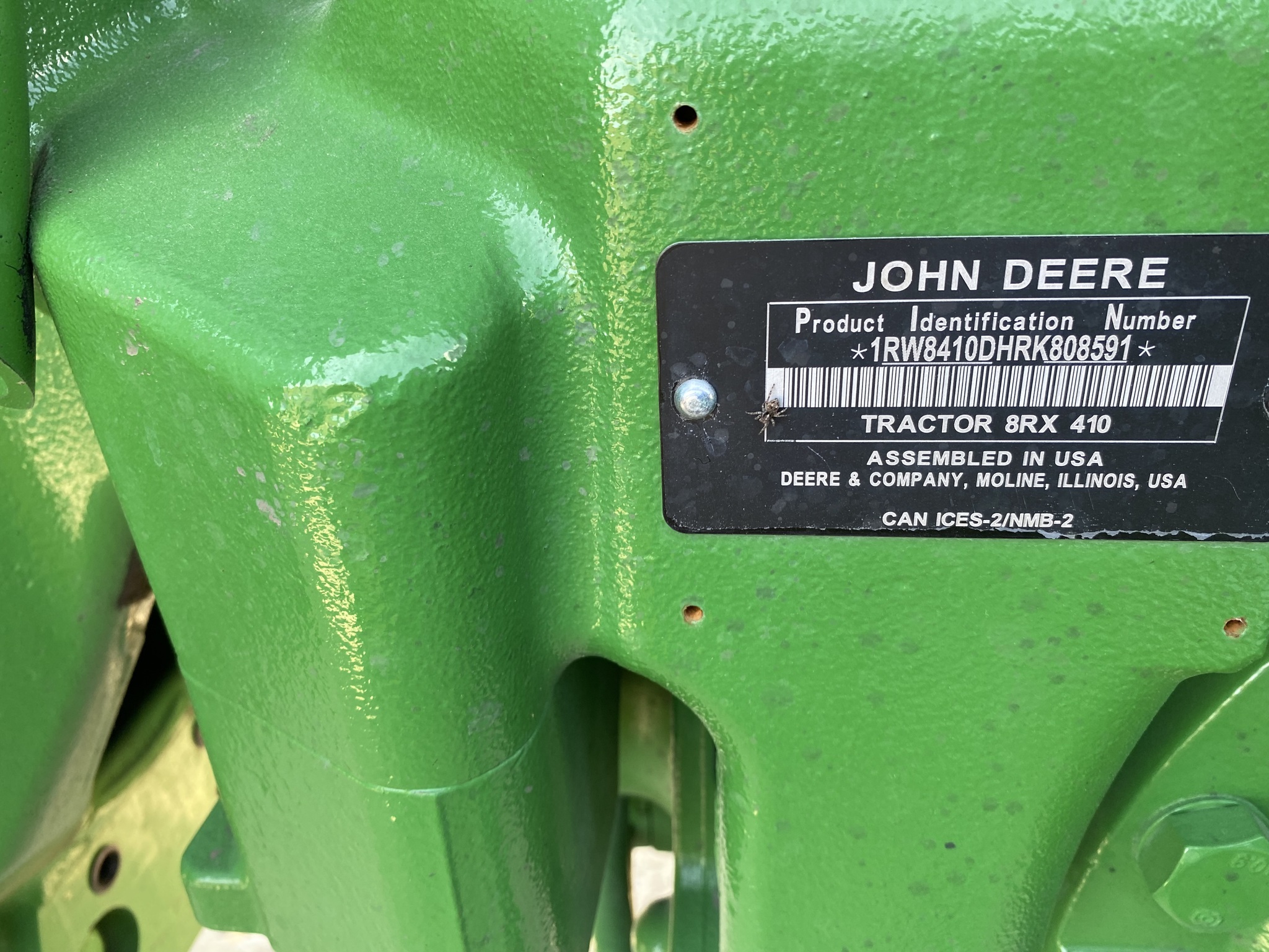 2024 John Deere 8RX 410 Image 9