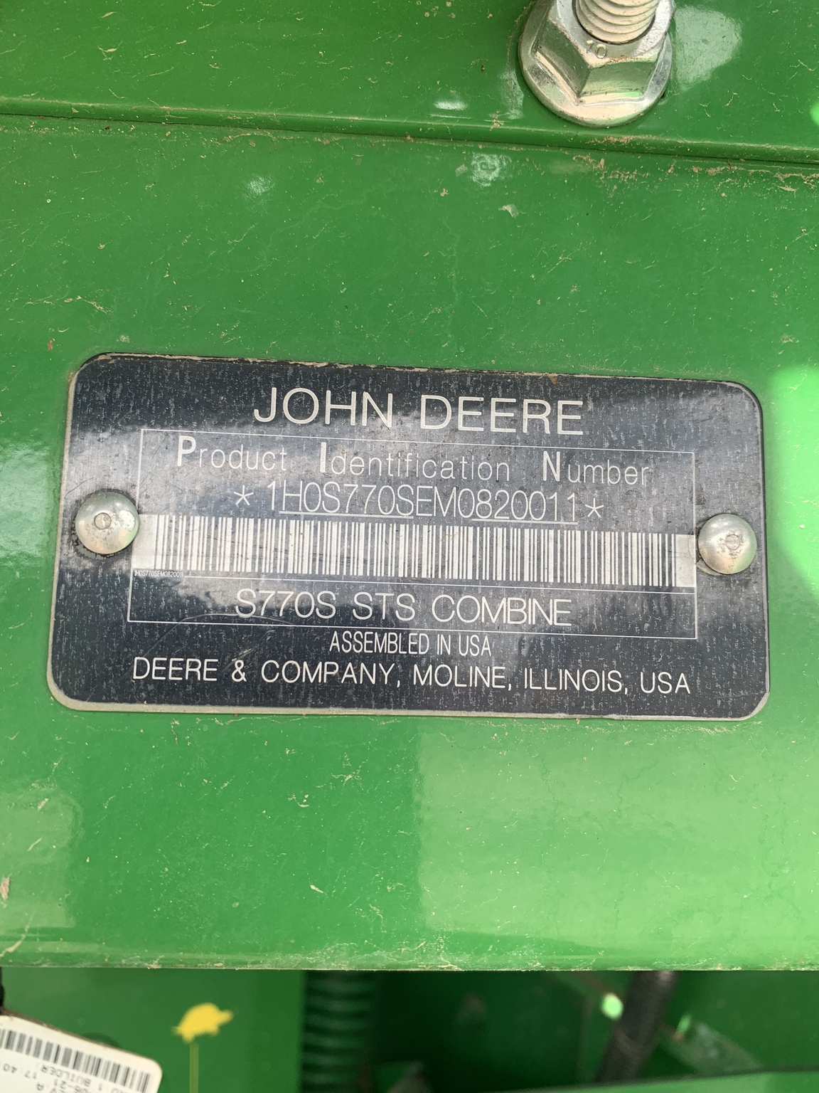 2022 John Deere S770 Image 13