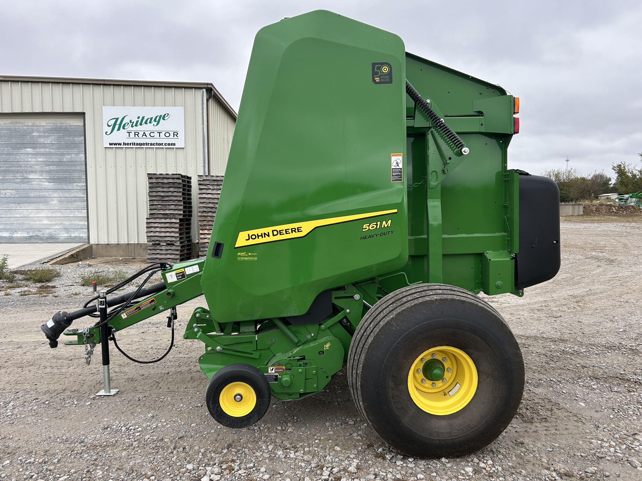  2025 John Deere 561M at Heritage Tractor in Clinton, MO