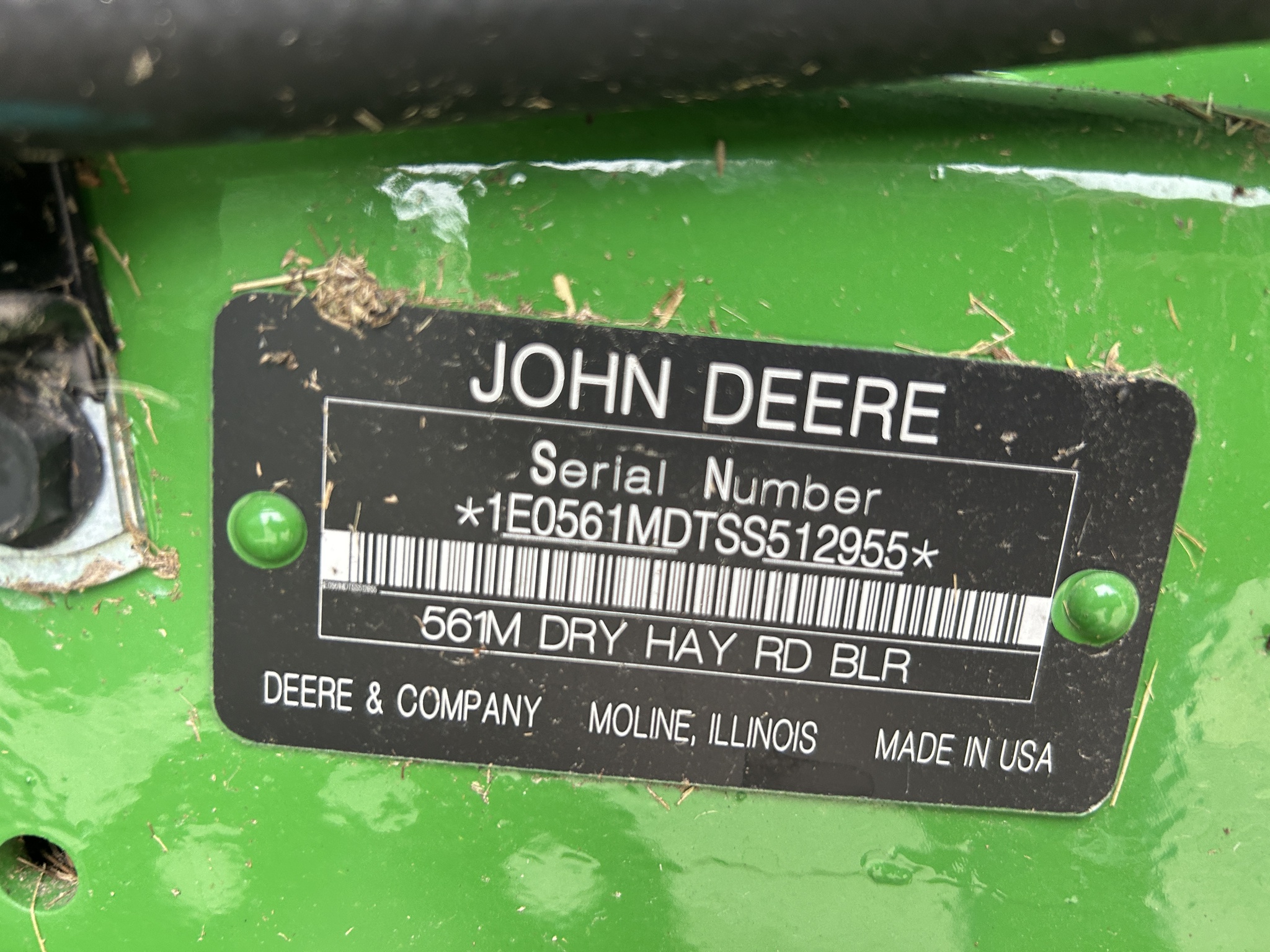  2025 John Deere 561M at Heritage Tractor in Clinton, MO