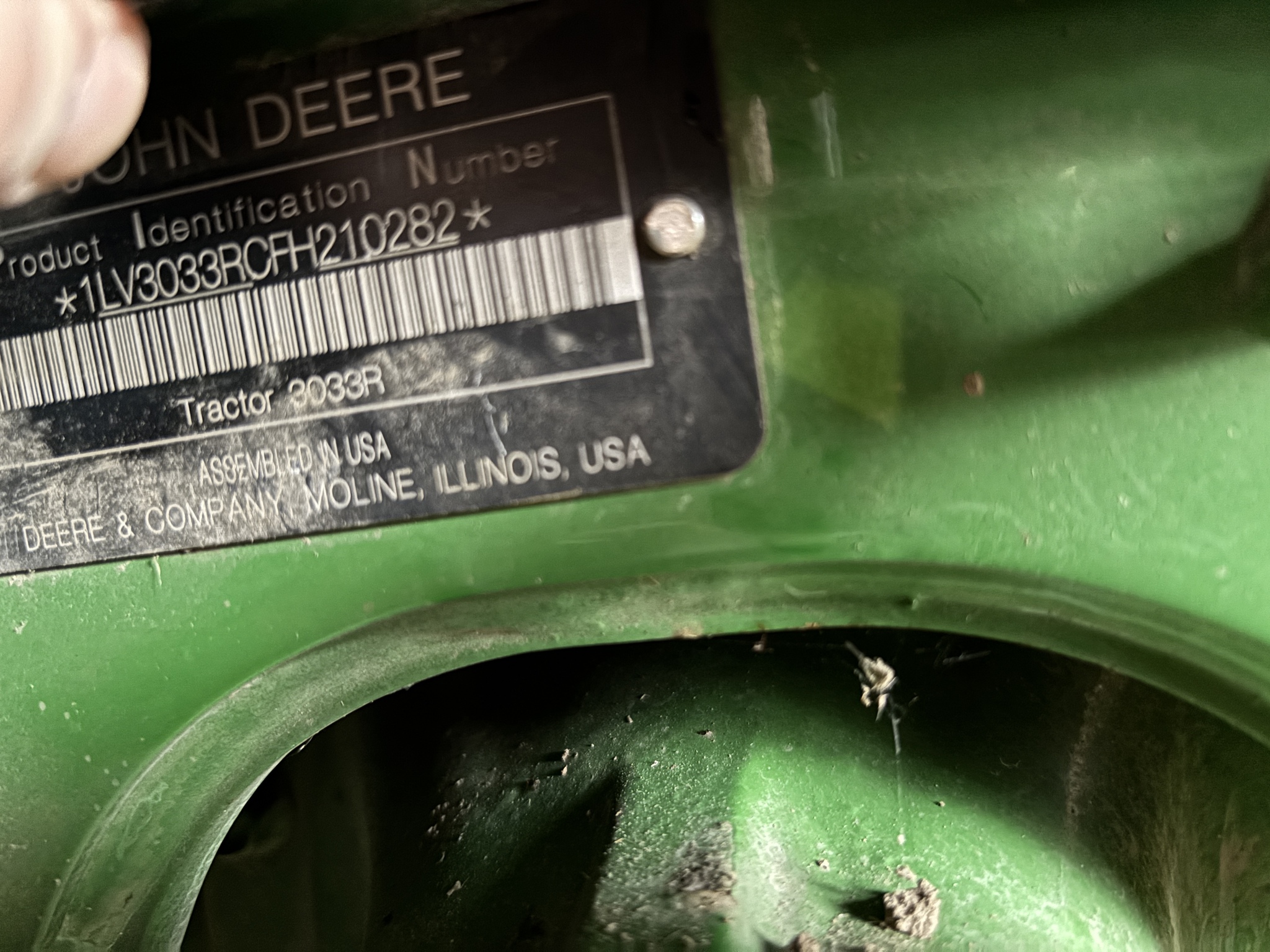 Used 2015 John Deere 3033R Compact Utility Tractors at Koenig Equipment in Oxford, OH - PhotoXL12