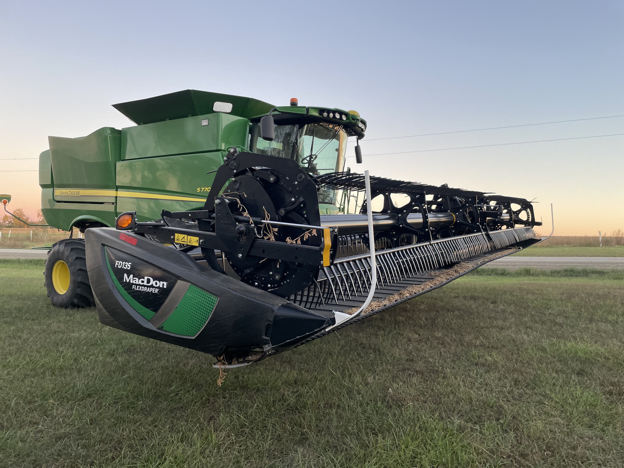  2022 MacDon FD135 at Heritage Tractor in Baldwin City, KS