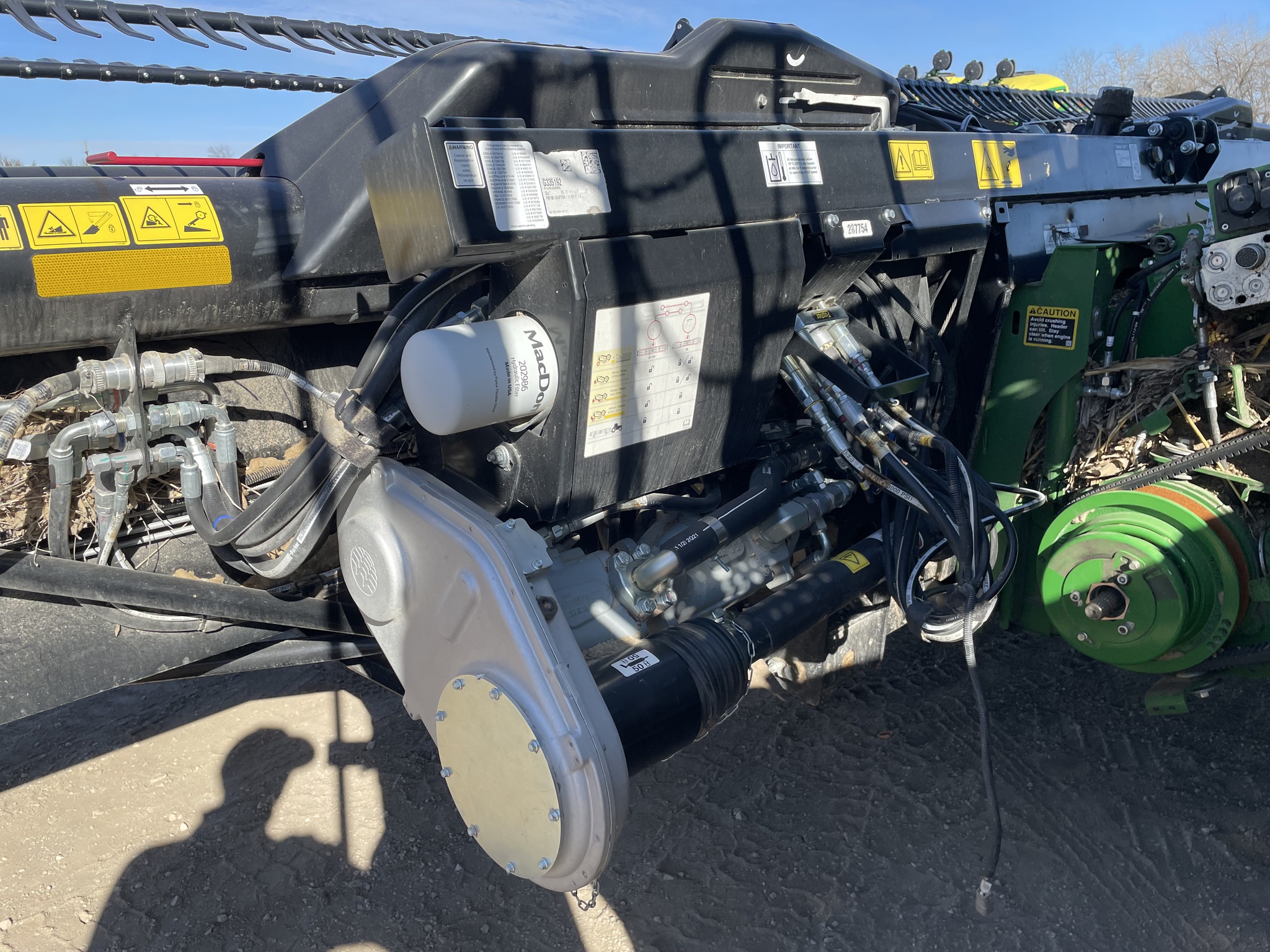  2022 MacDon FD135 at Heritage Tractor in Baldwin City, KS