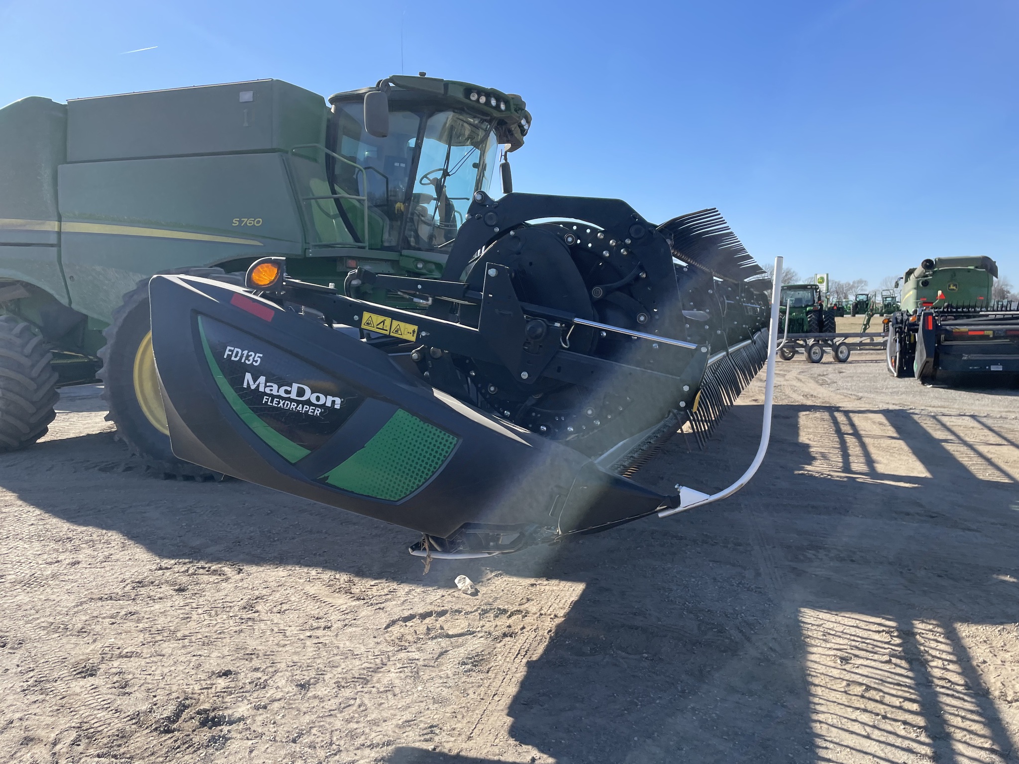  2022 MacDon FD135 at Heritage Tractor in Baldwin City, KS