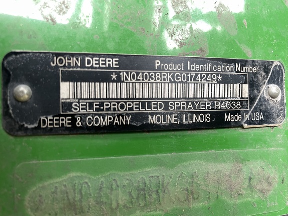 2017 John Deere R4038 - Photo2