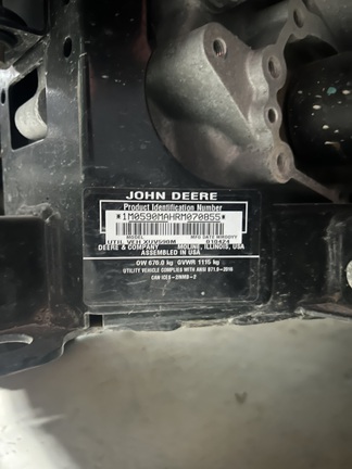 Used 2024 John Deere XUV590M ATVs & Gators at Koenig Equipment in Franklin, IN - Photo6