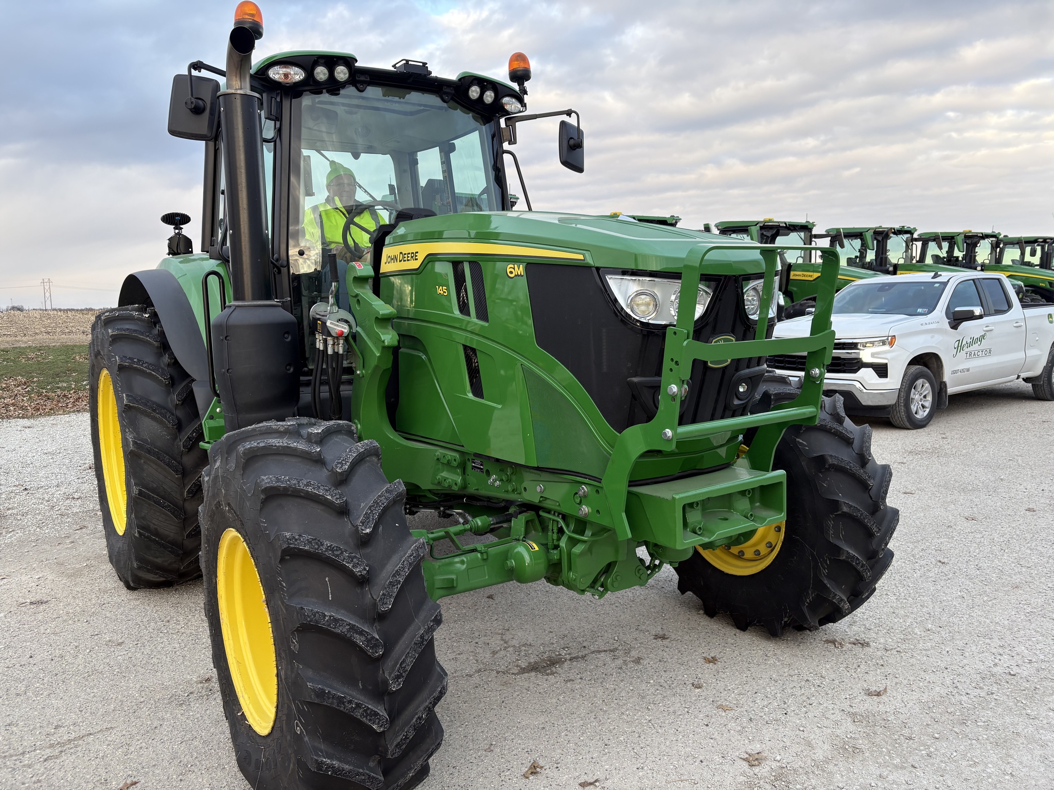  2025 John Deere 6M 145 at Heritage Tractor in Kewanee, IL