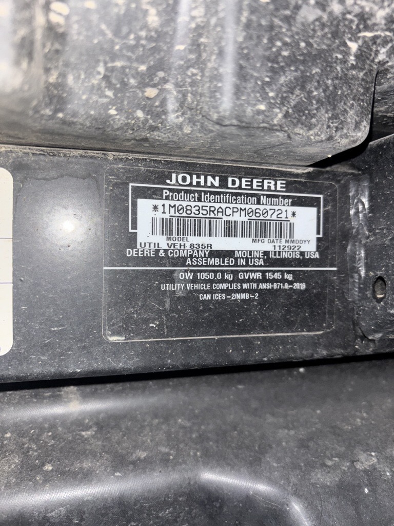 2023 John Deere XUV 835R Image 23