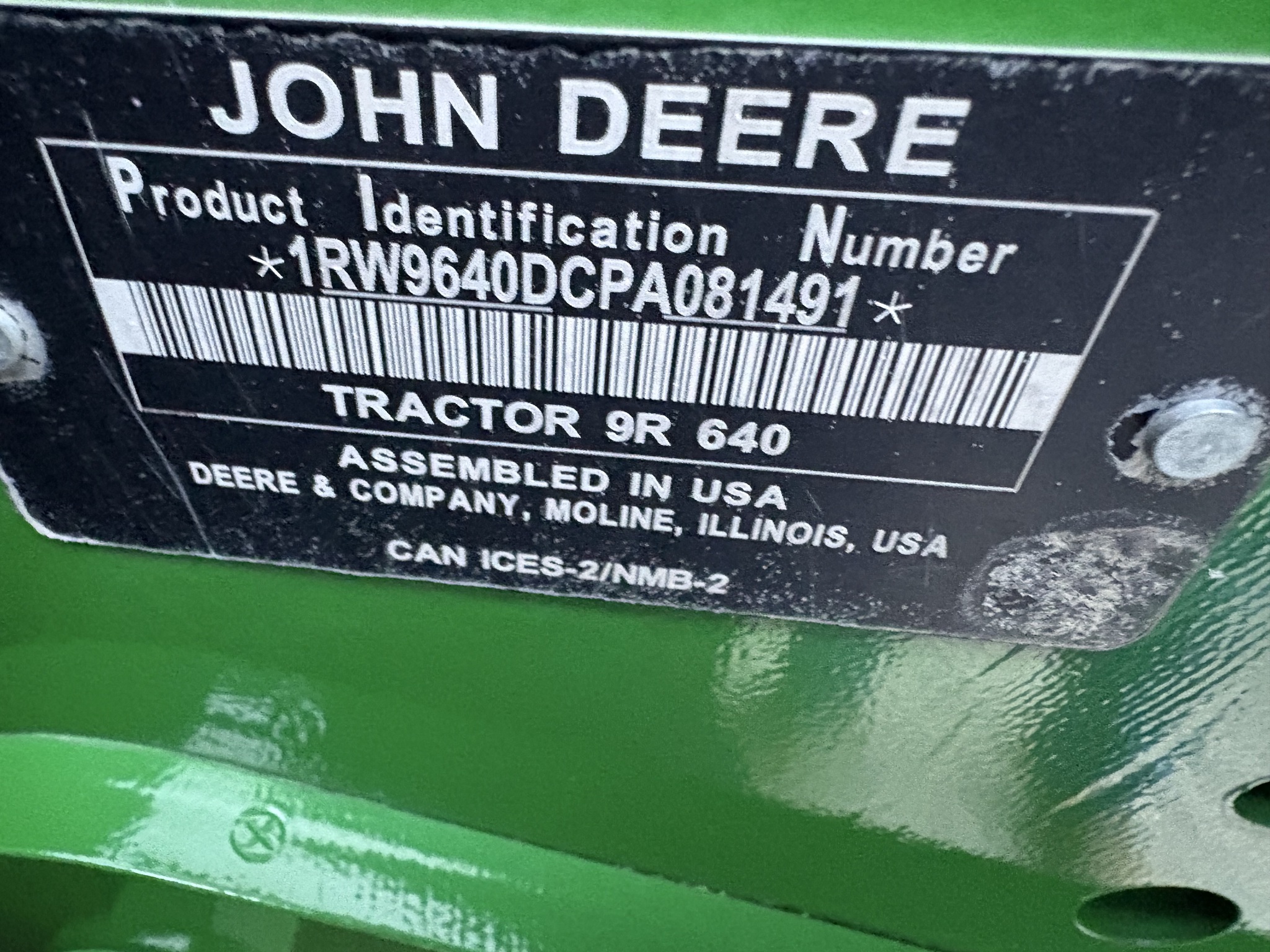 2023 John Deere 9R 640 Image 10