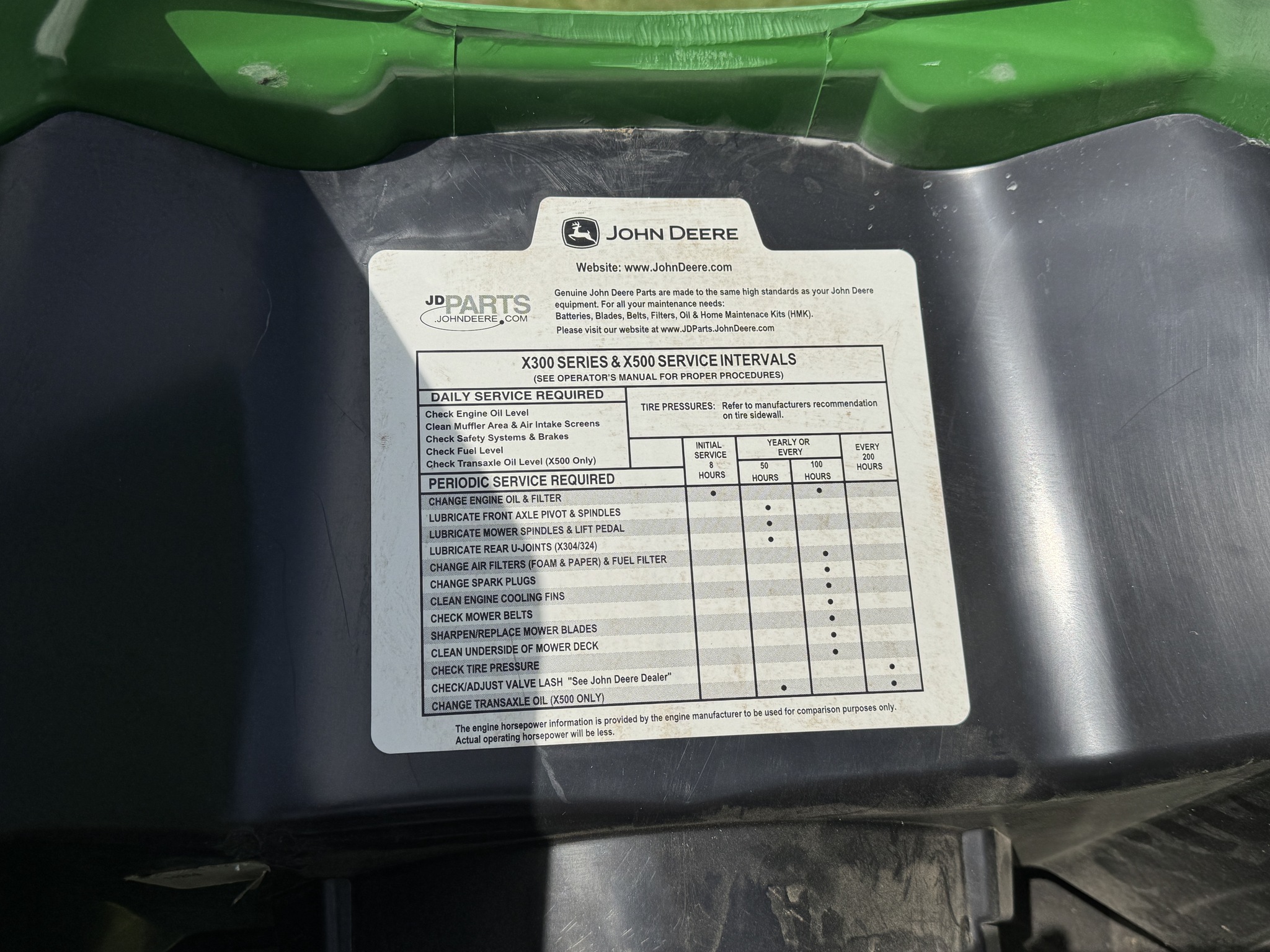 2007 John Deere X320 Image 15