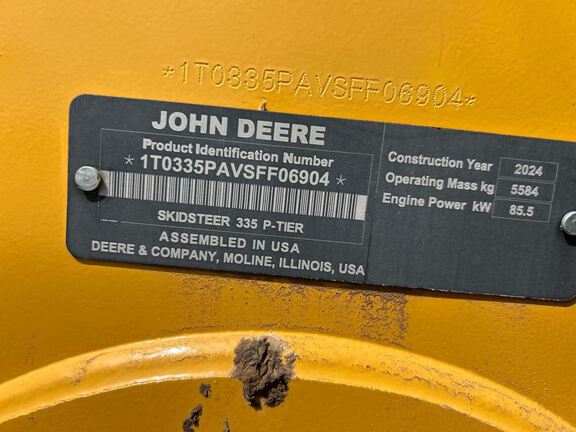 2025 John Deere 335P
