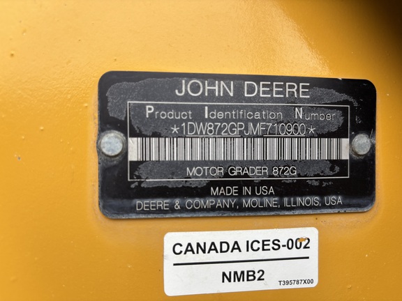 2021 John Deere 872G
