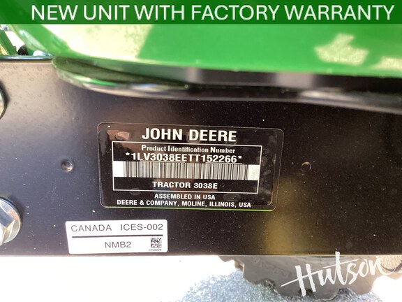Photo of 2026 John Deere 3038E