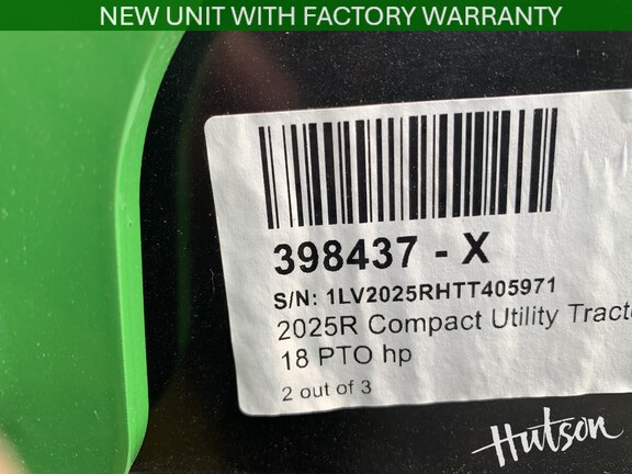 Photo of 2026 John Deere 2025R