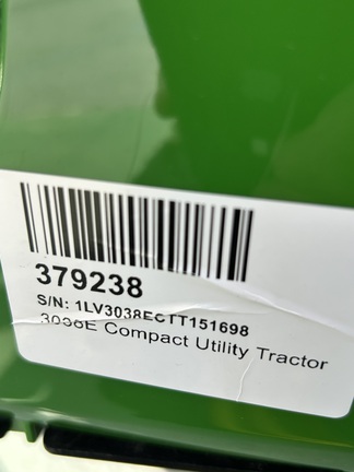 2026 John Deere 3038E