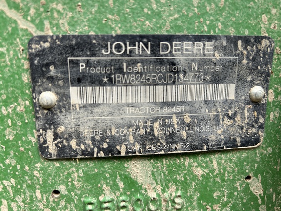 2018 John Deere 8245R (15th thumbnail)