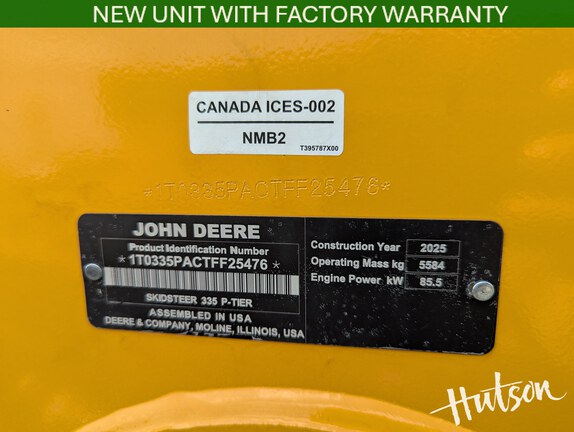 Photo of 2025 John Deere 335 P