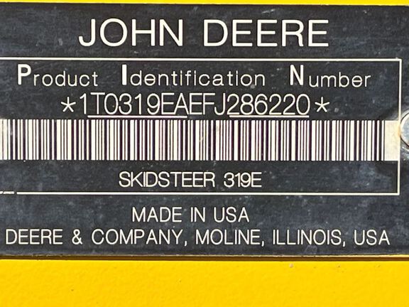 2015 John Deere 319E