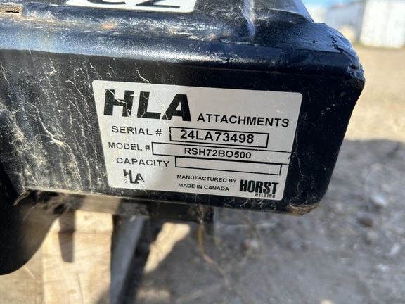 Used 2024 HLA RSH72 CCE Attachments at Horizon Ag & Turf in Barrhead, AB - Photo6
