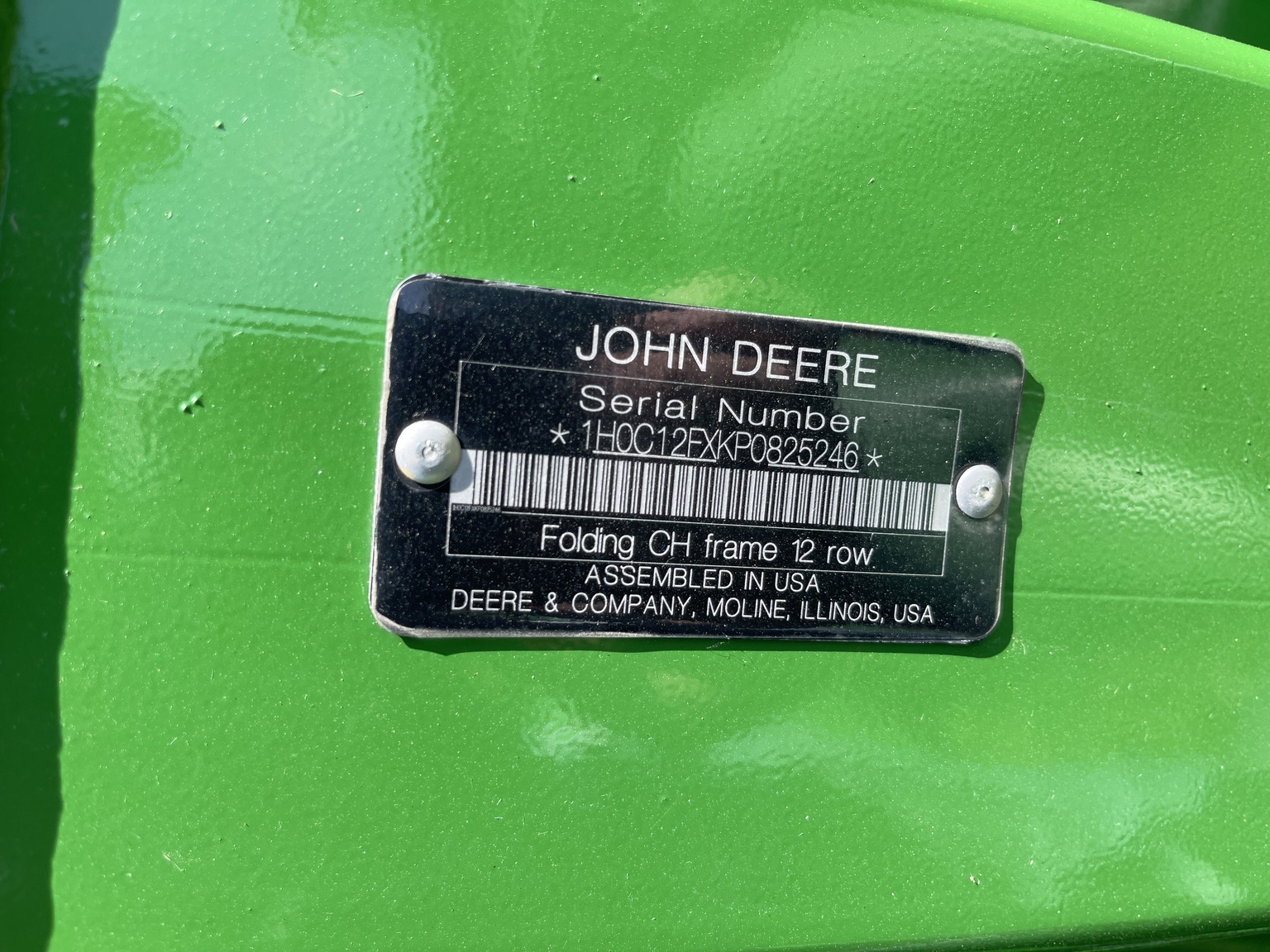  2023 John Deere C12F at Heritage Tractor in Aledo, IL