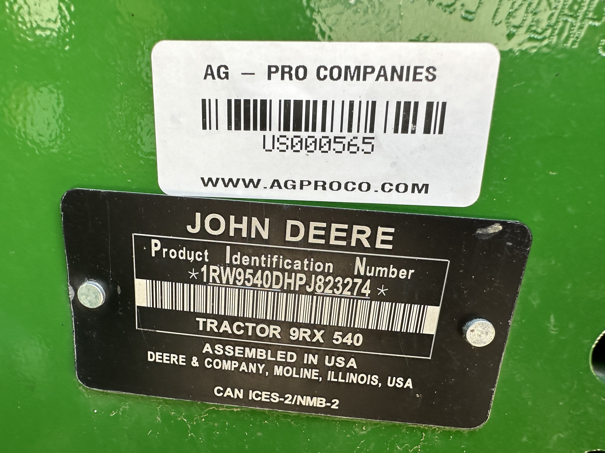 2023 John Deere 9RX 540 Image 11