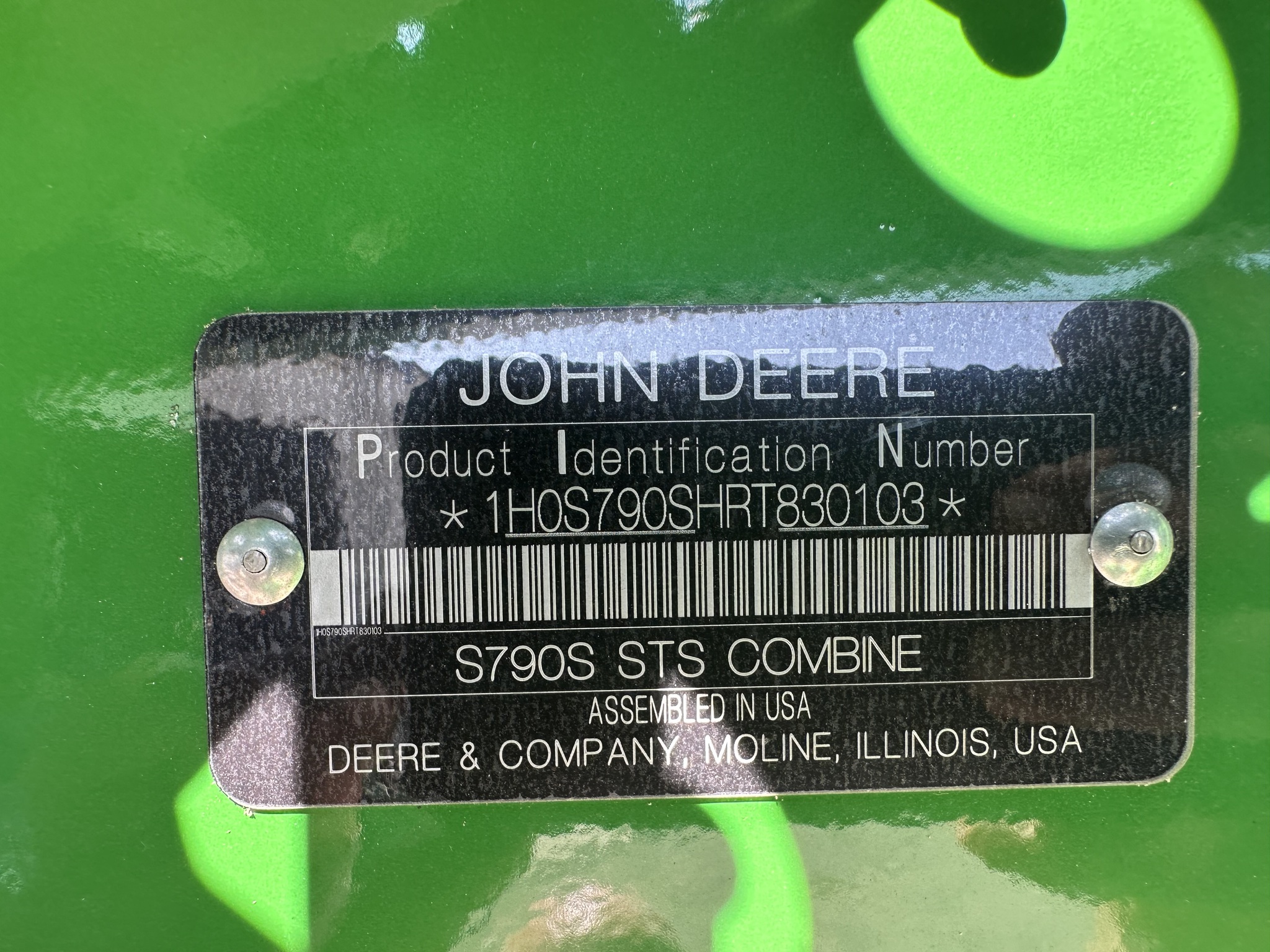 2024 John Deere S790 Image 3