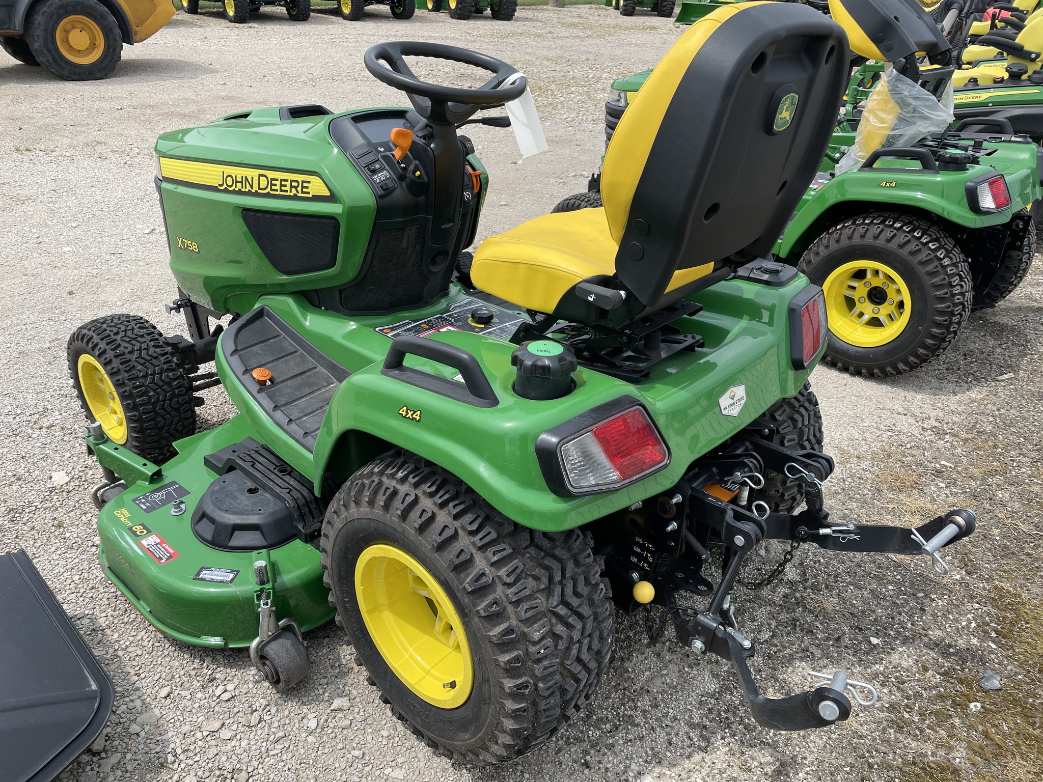  2024 John Deere X758 at Heritage Tractor in Kewanee, IL