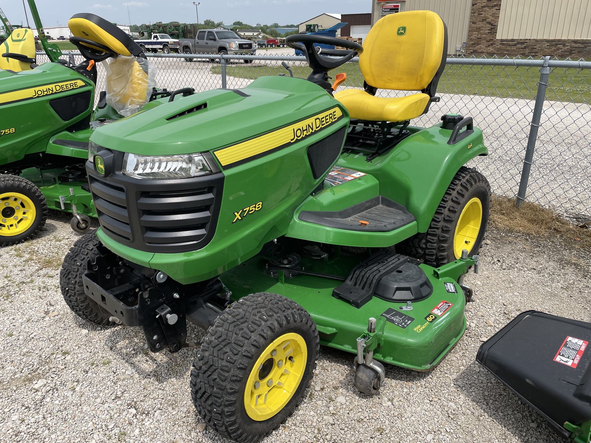  2024 John Deere X758 at Heritage Tractor in Kewanee, IL