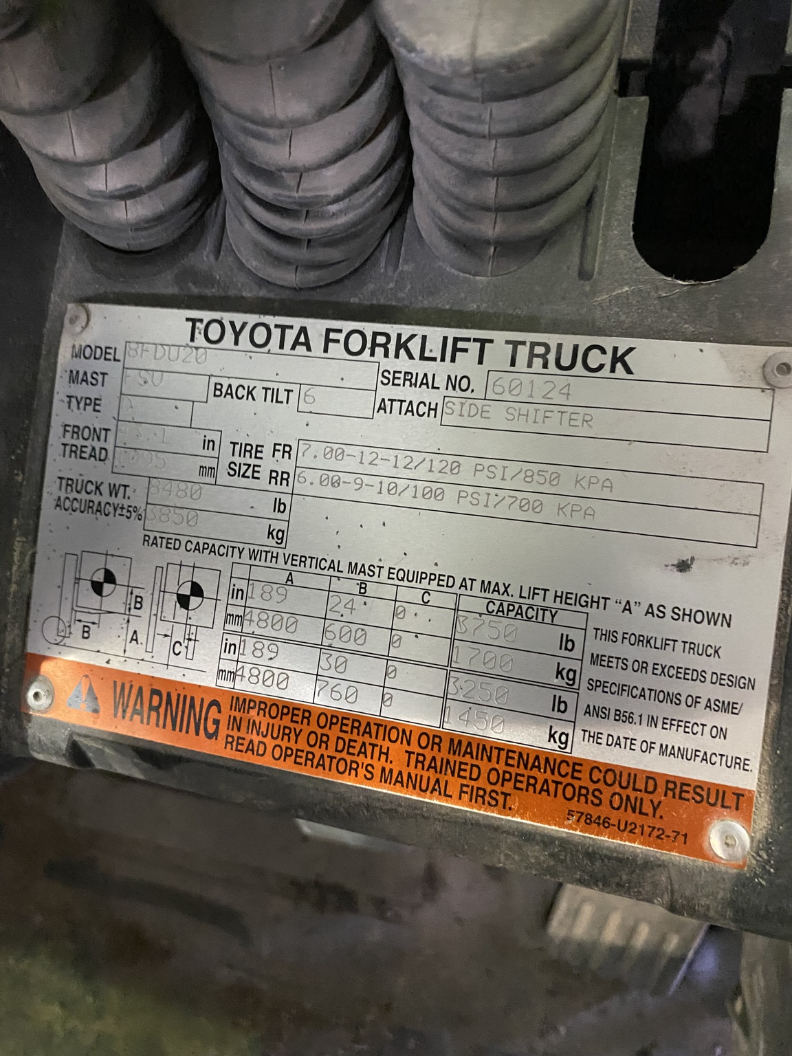 2014 Toyota 8FDU20 Image 15