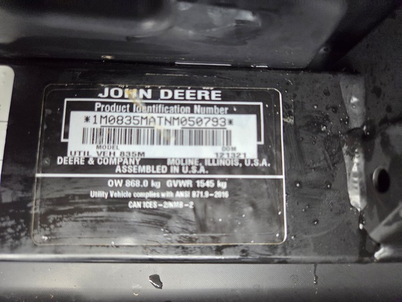 Photo of 2022 John Deere XUV 835M