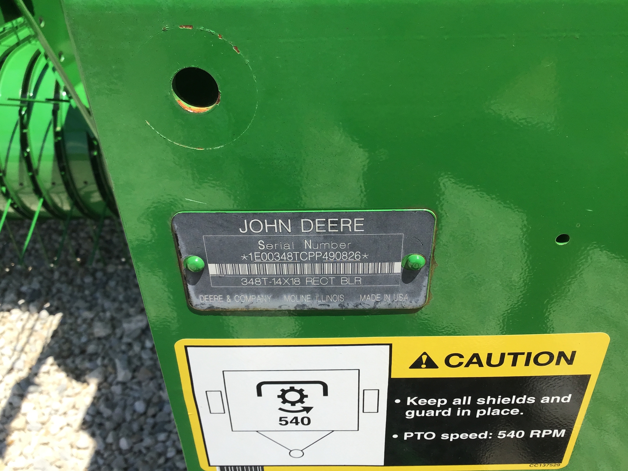 2008 John Deere 348 Image 9