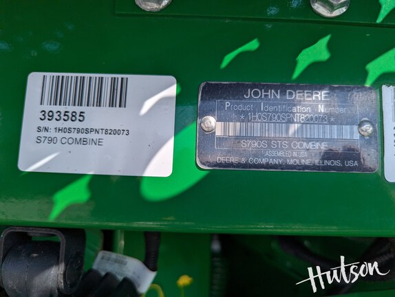 Photo of 2022 John Deere S790