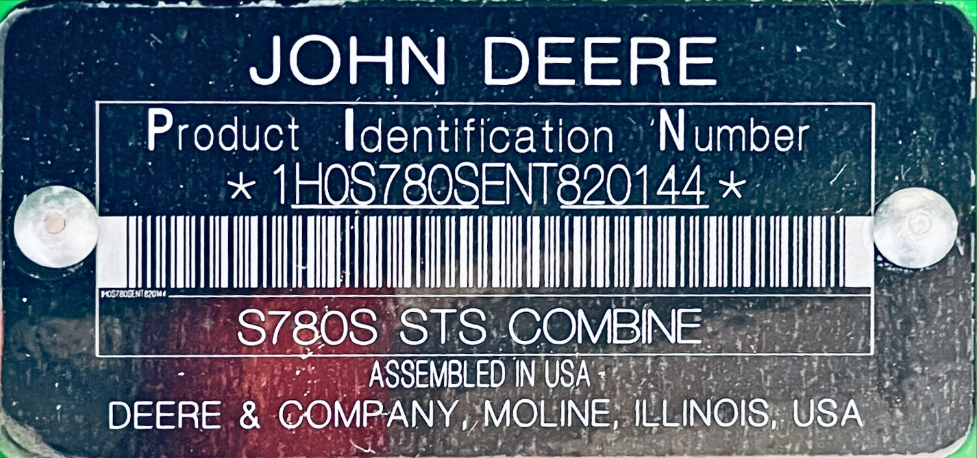 2022 John Deere S780 Image 4