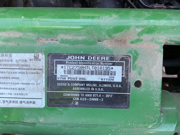 2020 John Deere 2750 | United Ag & Turf | John Deere | Used
