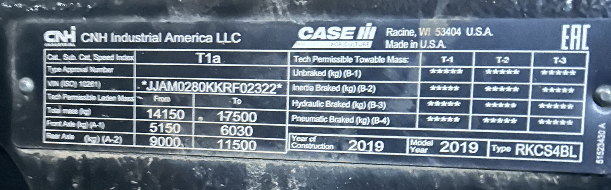 2019 Case IH Magnum 280 Image 21