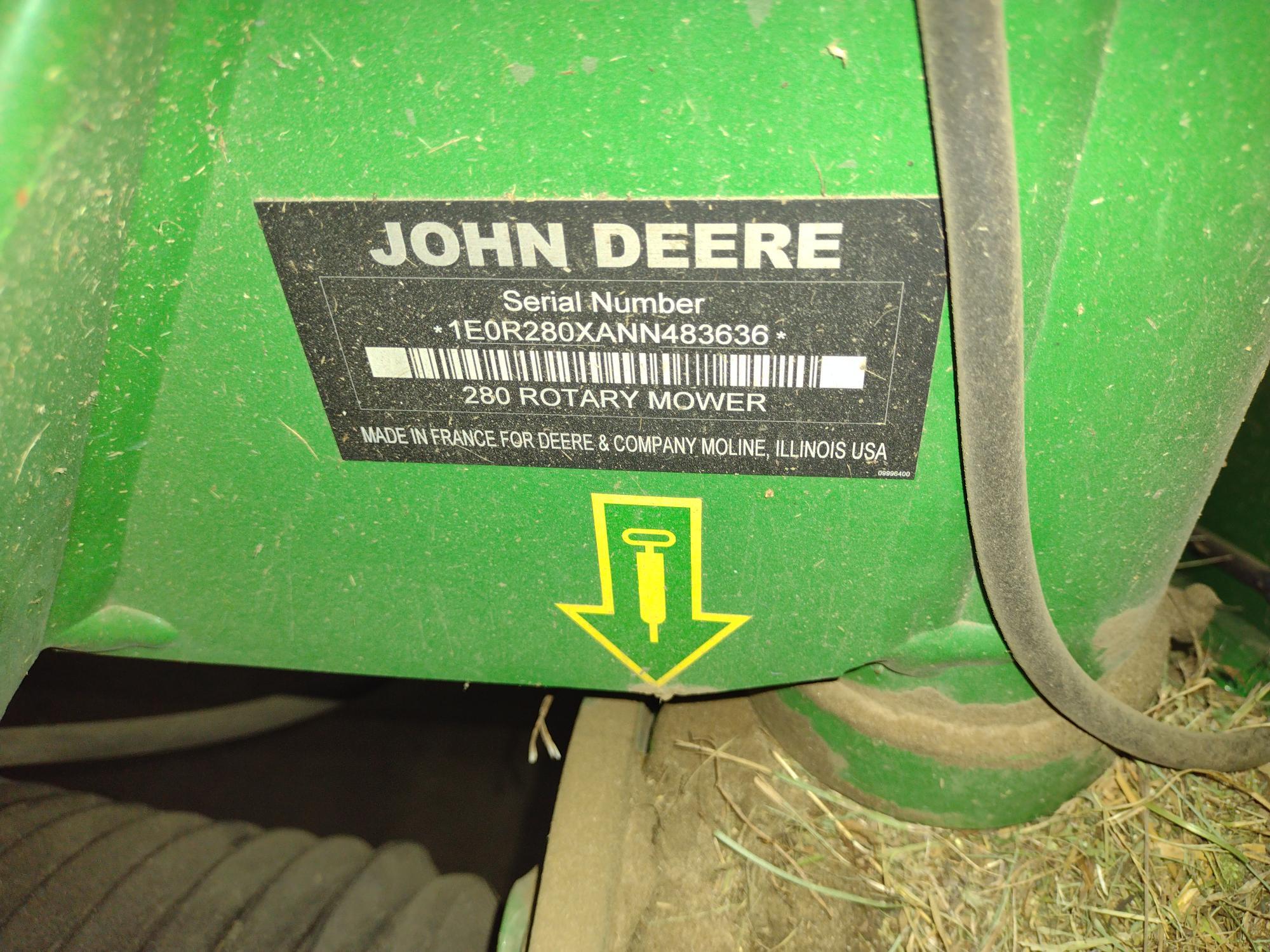 2022 John Deere R280 Image 7