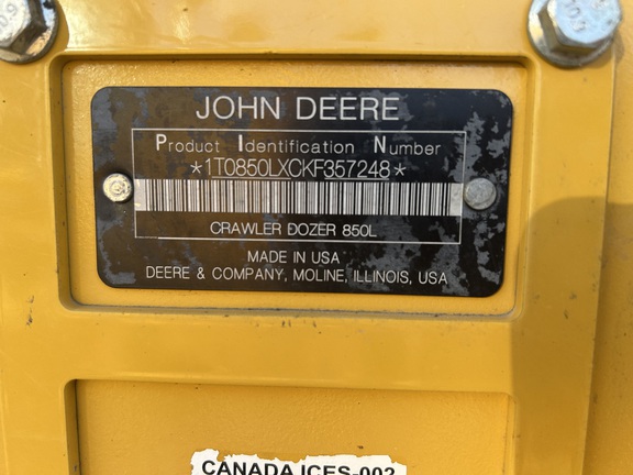 2019 John Deere 850L WLT