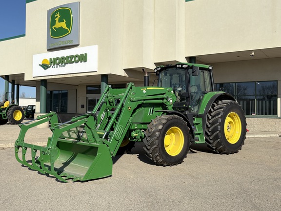 Used 2024 John Deere 6155M Row Crop Tractors at Horizon Ag & Turf in Edmonton West, AB - Photo1