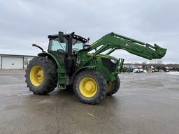 Tractor - Row Crop For Sale 2022 John Deere 6195R , 195 HP