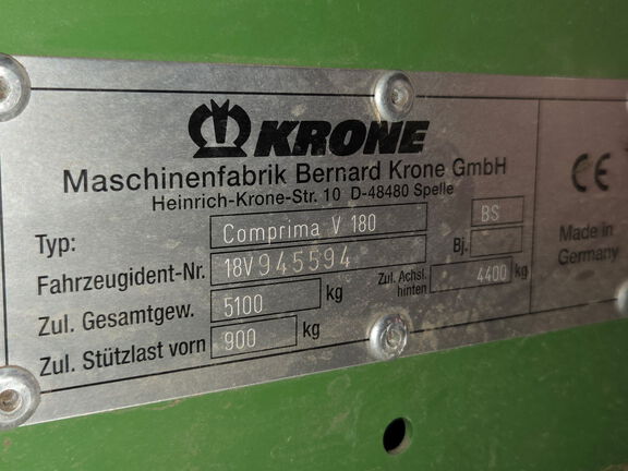 Used 2016 Krone Comprima V 180 Round Balers at Horizon Ag & Turf in Falher, AB - Photo16