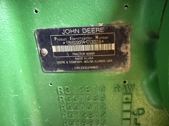 Photo of 2018 John Deere 8295R