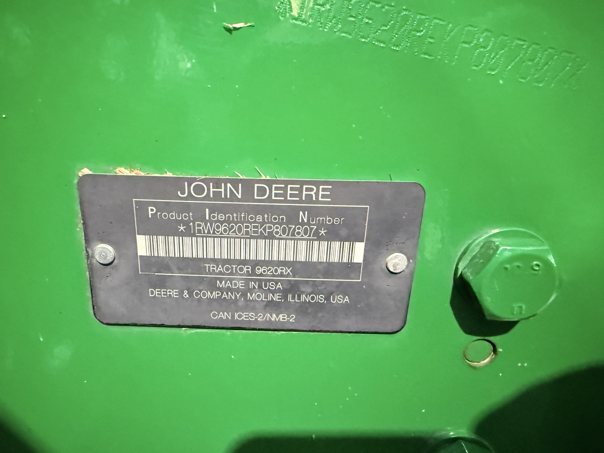2019 John Deere 9620RX Image 12