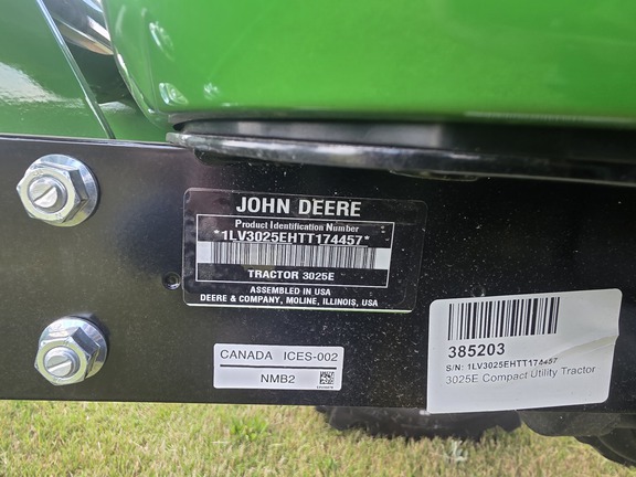 2026 John Deere 3025E