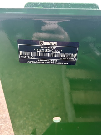 Used 2023 Frontier AF11E Compact and Garden Tractor Blades at Horizon Ag & Turf in Edmonton South, AB - Photo5