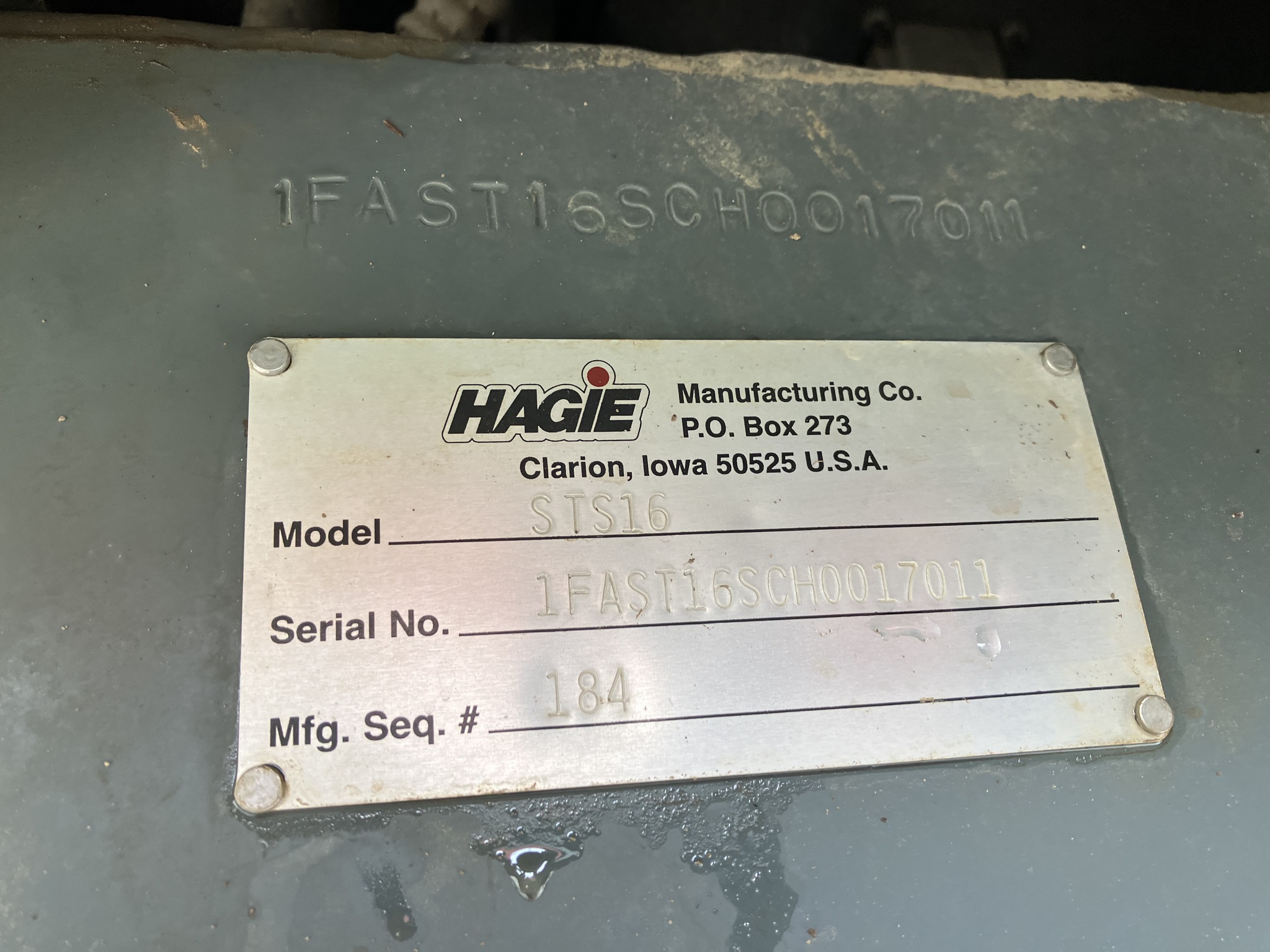  2017 Hagie STS16 at Heritage Tractor in Lamar, MO